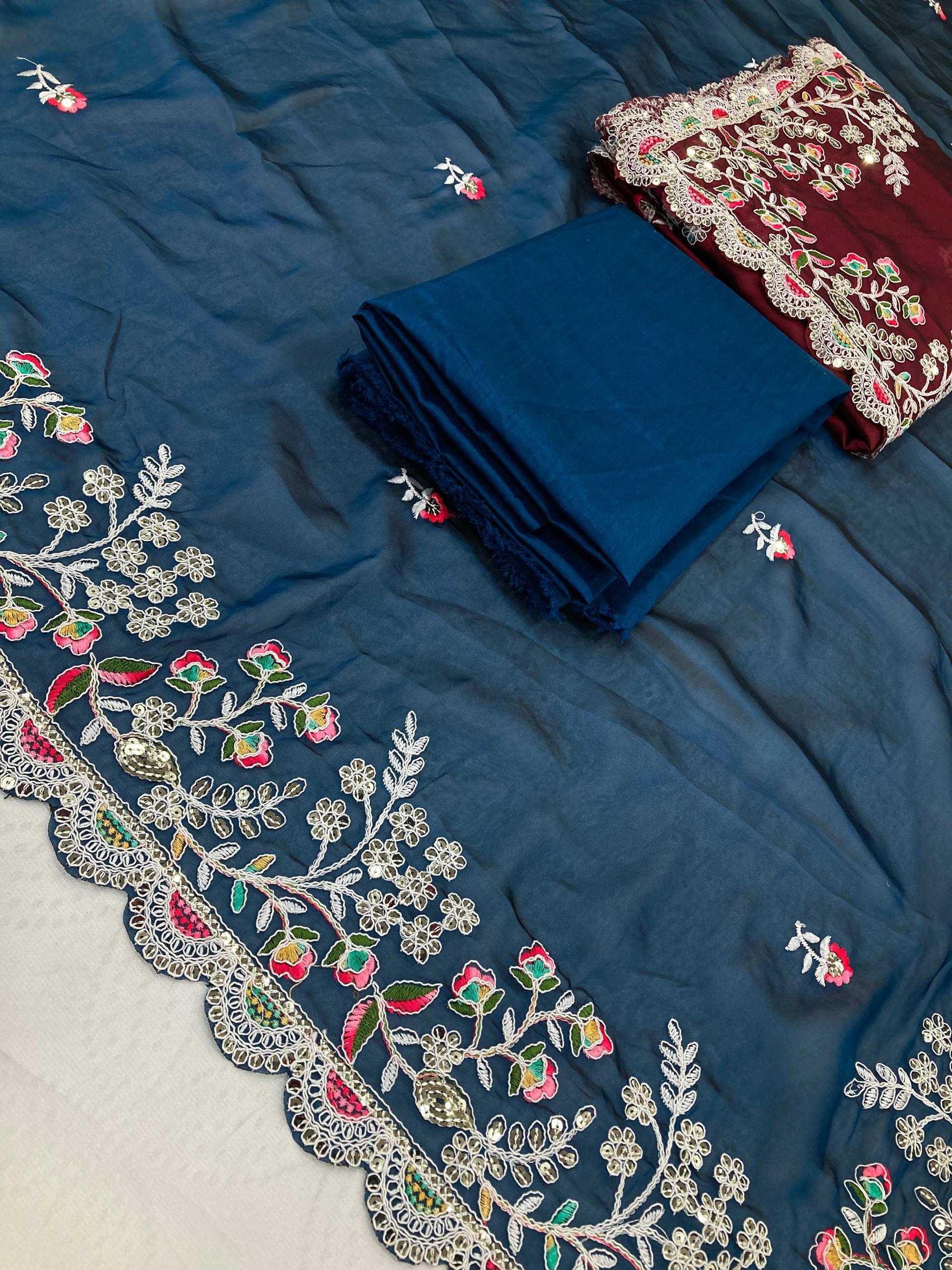 Rangoli Silk Embroidered Sarees